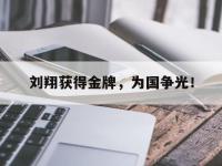 九城游戏中心官网-刘翔获得金牌，为国争光！