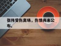 九城游戏中心官网-张伟受伤离场，伤情尚未公布。